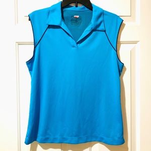 Golf Tennis Riding Performance Sleeveless Shirt Ladies size L